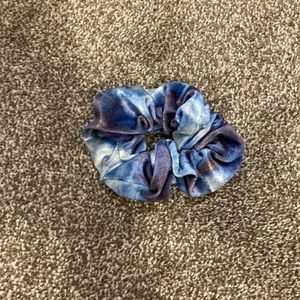 Claire’s blue galaxy scrunchie